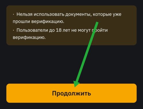 Проверка личности на сайте bybit через приложение на телефоне_9